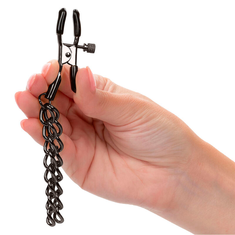 CALEXOTICS - EUPHORIA CHAIN NIPPLE CLAMPS 14.5 CM - NOCTURNA DESIRES