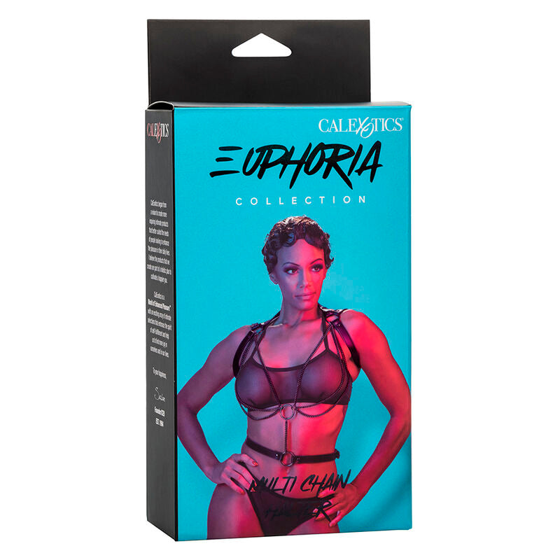 CALEXOTICS - EUPHORIA MULTICHAIN HALTER HARNESS PREMIUM - NOCTURNA DESIRES