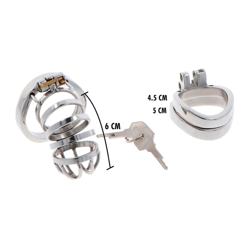 HIDDEN DESIRE - EXTREME CHASTITY COCK CAGE METAL - NOCTURNA DESIRES