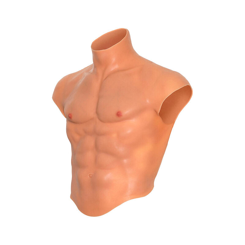 HIDDEN DESIRE - ALTER EGO SILICONE MALE TORSO SHIRT WITH ABS FLESH - NOCTURNA DESIRES