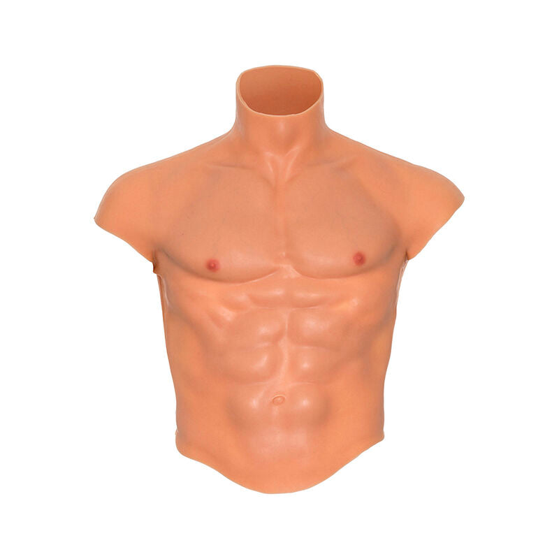 HIDDEN DESIRE - ALTER EGO SILICONE MALE TORSO SHIRT WITH ABS FLESH - NOCTURNA DESIRES