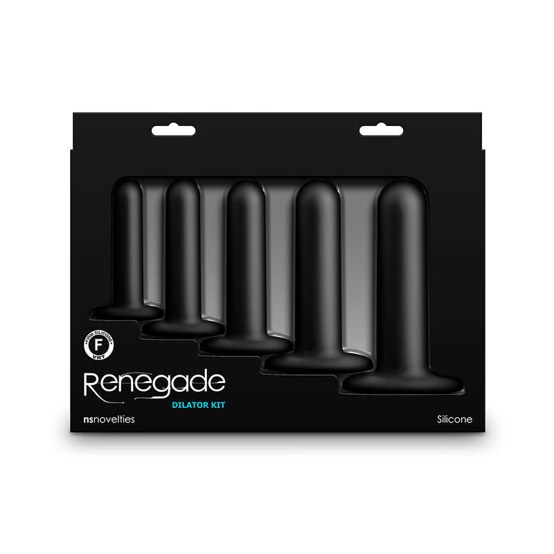 NS NOVELTIES - RENEGADE DILATOR KIT BLACK - NOCTURNA DESIRES