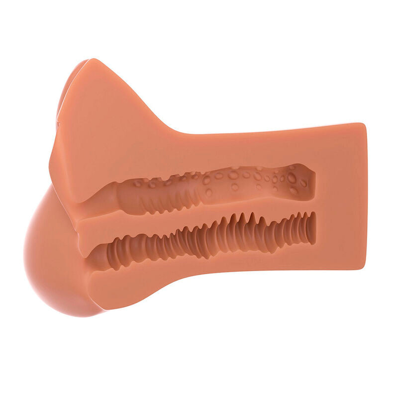 PDX PLUS - PICK YOUR PLEASURE XL REALISTIC STROKER BROWN - NOCTURNA DESIRES