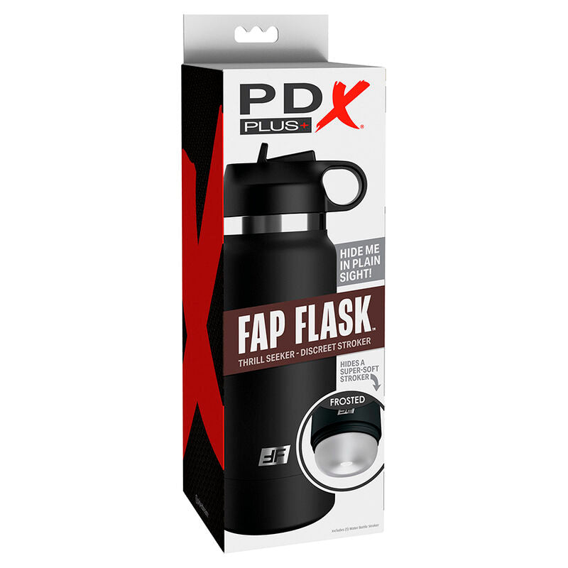 PDX PLUS - FAP FLASK BOTTLE DISCRET STROKER CLEAR MODEL 1 - NOCTURNA DESIRES