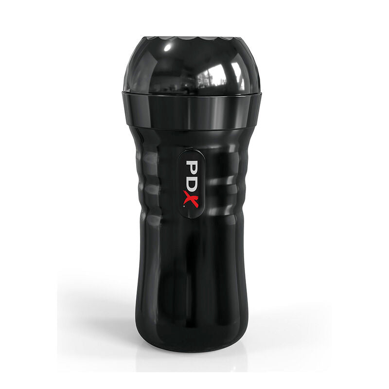PDX EXTREME - SLIDE & GLIDE SELF-LUBRICATING MASTURBATOR CLEAR - NOCTURNA DESIRES