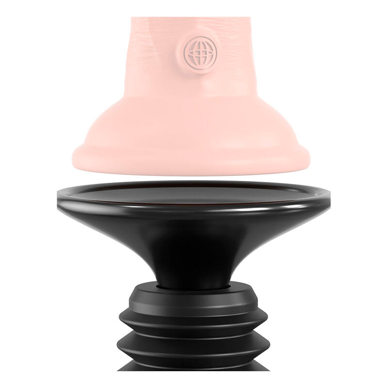 FETISH FANTASY SERIES - BODY DOCK THRUSTER DILDO CLAMP WITH 7 PUSH MODES BLACK - NOCTURNA DESIRES