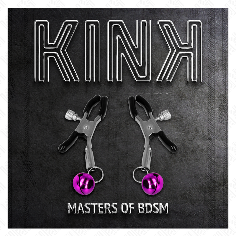 KINK - PURPLE SINGLE BELL NIPPLE CLAMP 6 CM - NOCTURNA DESIRES