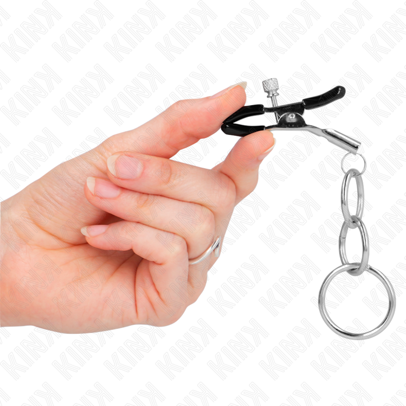 KINK - 3 O-RING NIPPLE CLAMP 6 CM - NOCTURNA DESIRES