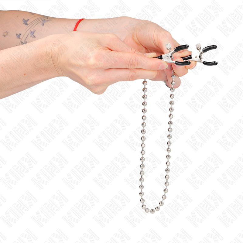 KINK - BEAD CHAIN NIPPLE CLAMPS 30 CM - NOCTURNA DESIRES