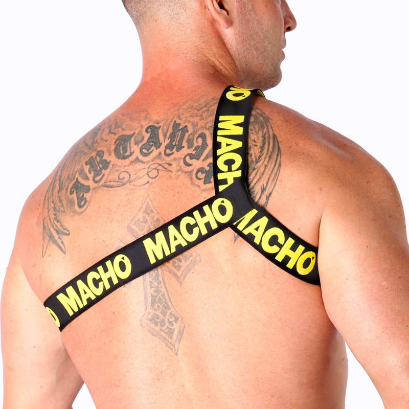 MACHO - ROMAN HARNESS YELLOW S/M - NOCTURNA DESIRES