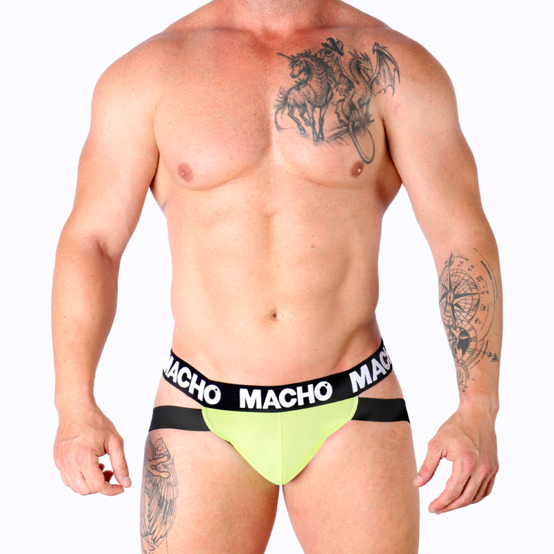 MACHO - MX28FA JOCK YELLOW XL - NOCTURNA DESIRES