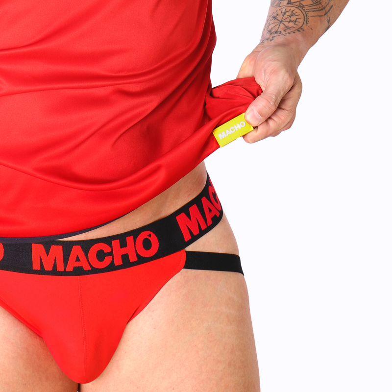 MACHO - RED T-SHIRT S/M - NOCTURNA DESIRES