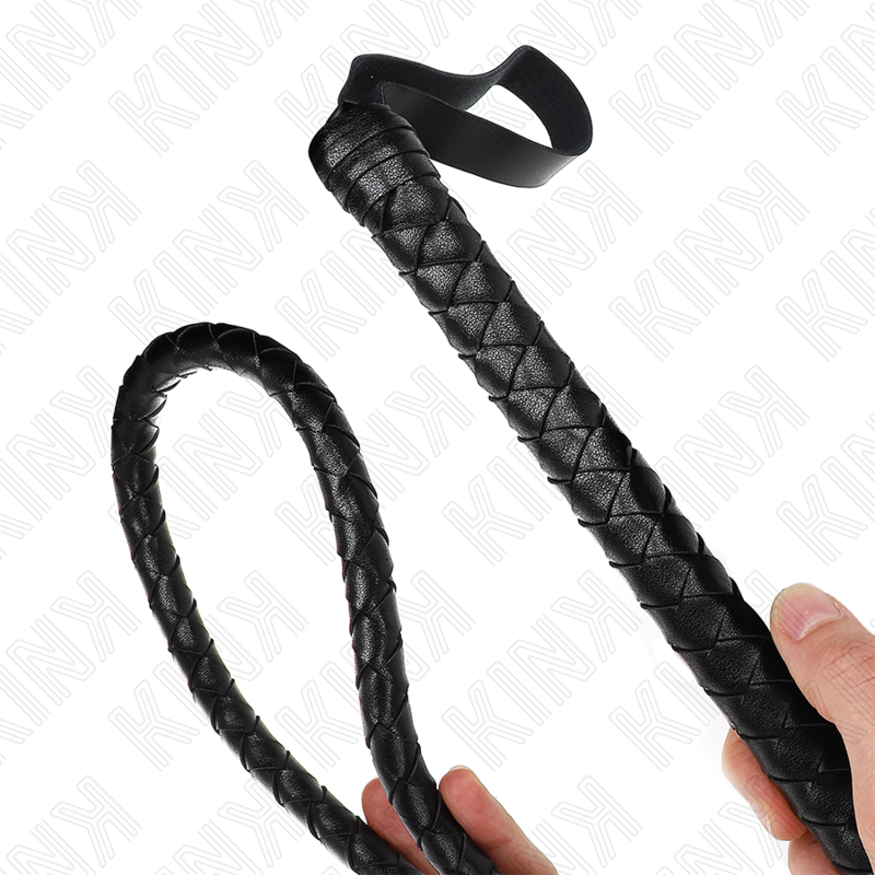 KINK - LONG BLACK SNAKE WHIP 210 CM - NOCTURNA DESIRES
