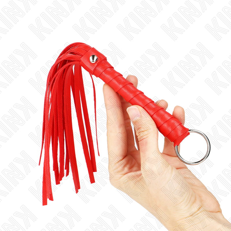 KINK - SIMPLE MINI RED WHIP 28 CM - NOCTURNA DESIRES