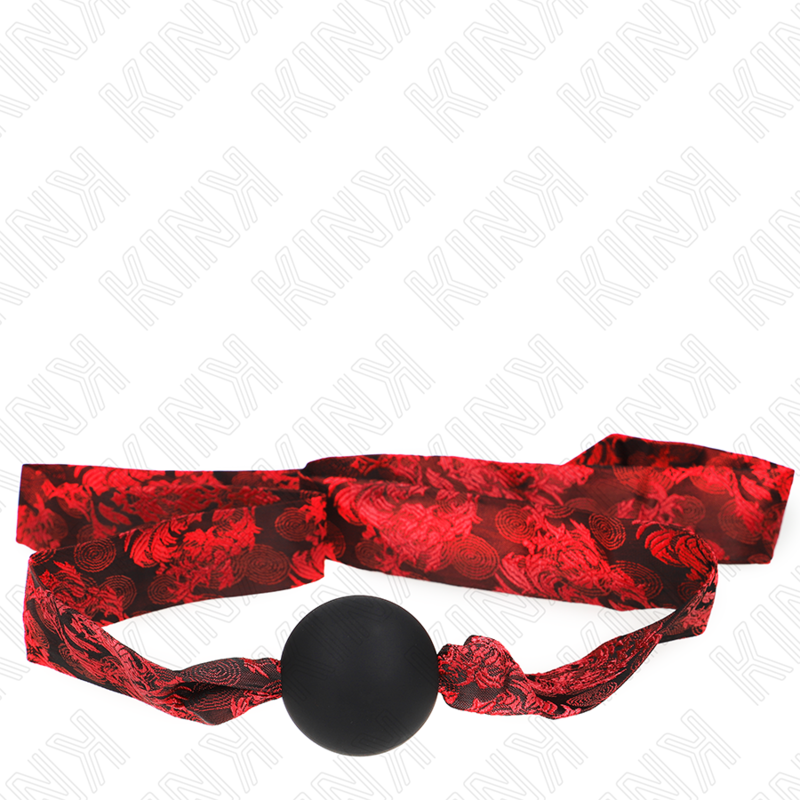 KINK - SCANDAL SILICONE BALL 4.5 CM GAG MODEL 2 146 x 4 CM - NOCTURNA DESIRES