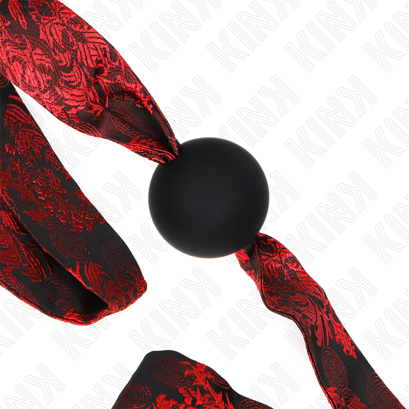 KINK - SCANDAL SILICONE BALL 4.5 CM GAG MODEL 2 146 x 4 CM - NOCTURNA DESIRES