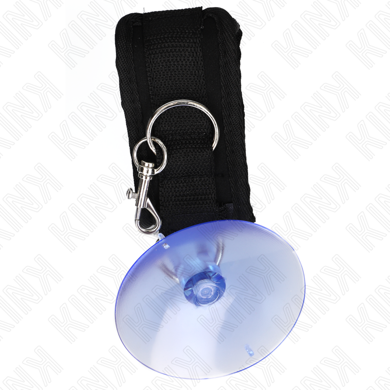 KINK - SUCTION CUP WRIST RESTRAINTS BLACK 29-40 CM X 5 CM - NOCTURNA DESIRES