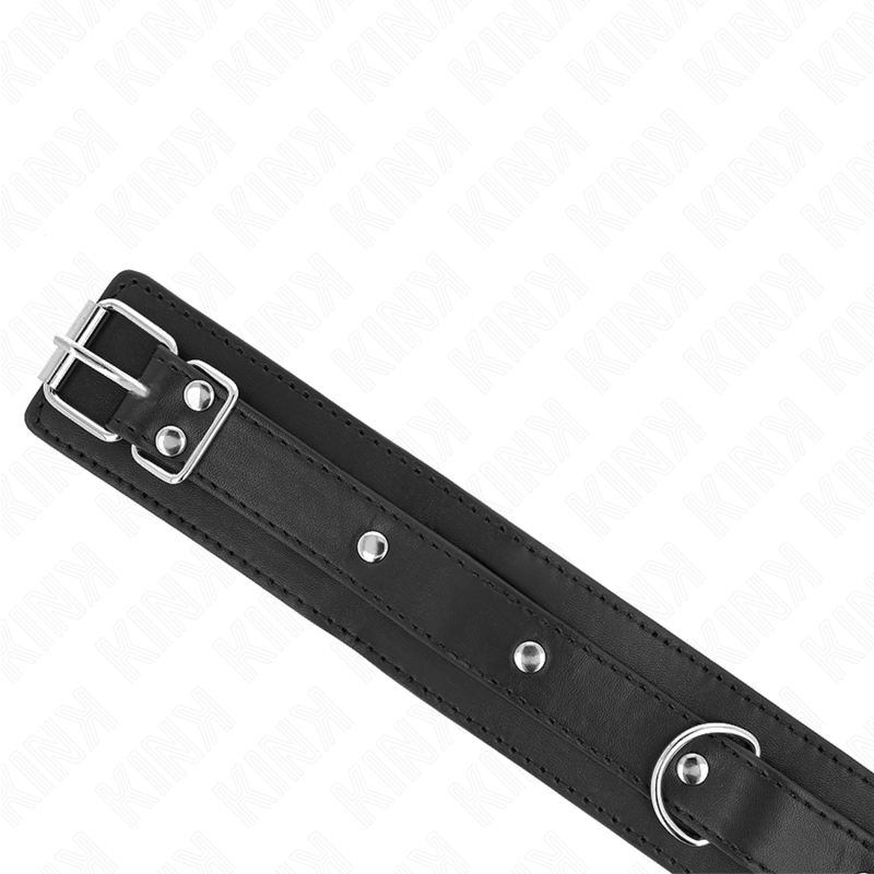 KINK - NECKLACE WITH LEASH 65 CM 1 RING ADJUSTABLE 38-49 CM X 5 CM - NOCTURNA DESIRES