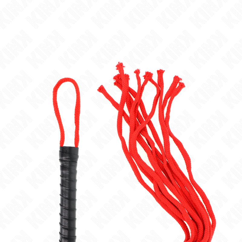 KINK - ROJO ROPE WHIP 56 CM - NOCTURNA DESIRES