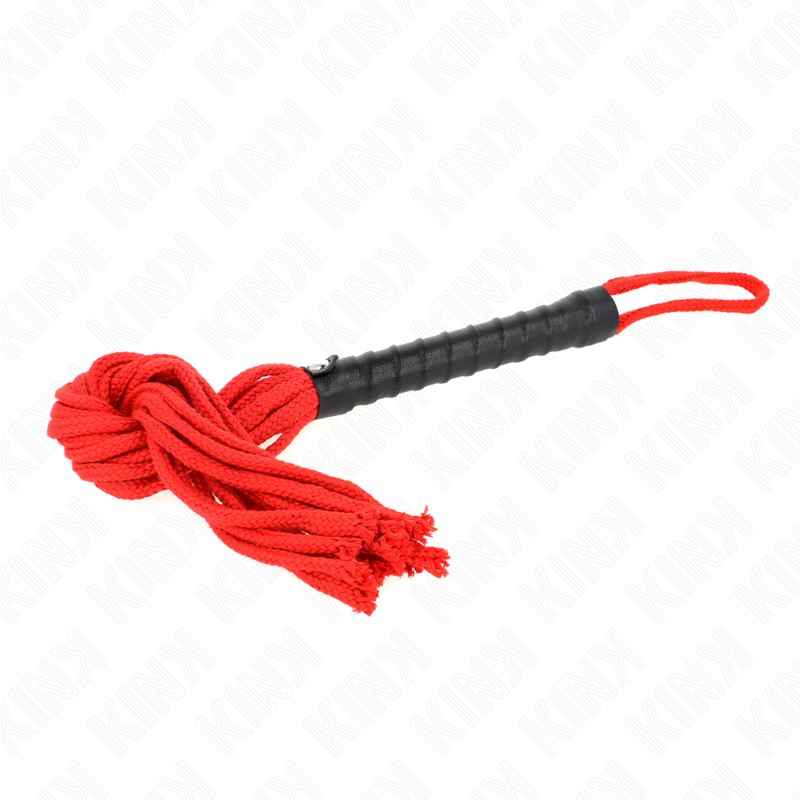 KINK - ROJO ROPE WHIP 56 CM - NOCTURNA DESIRES