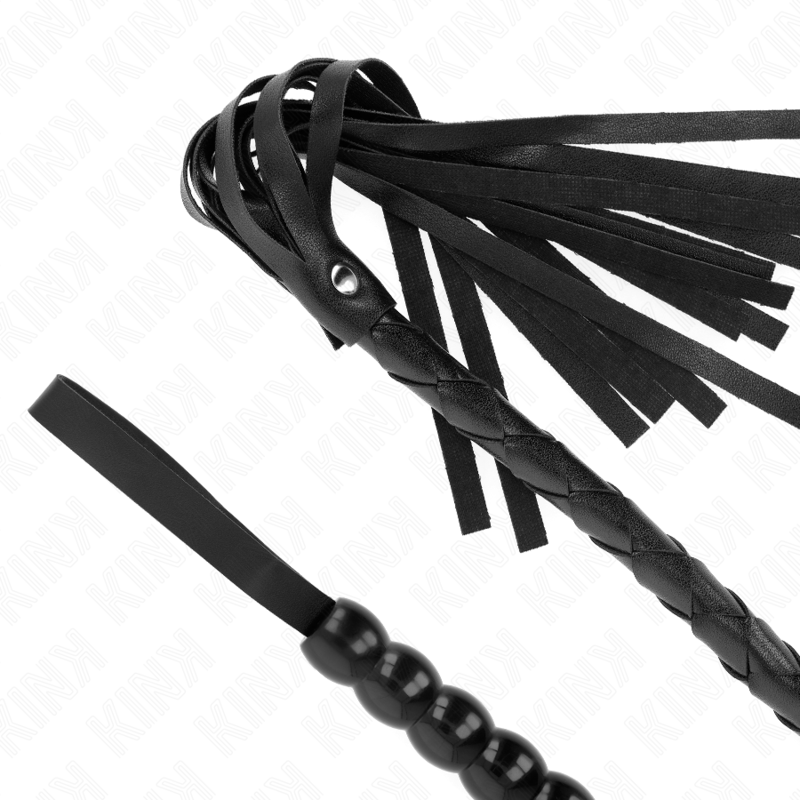 KINK - BEADED SNAKE WHIP 80 CM - NOCTURNA DESIRES