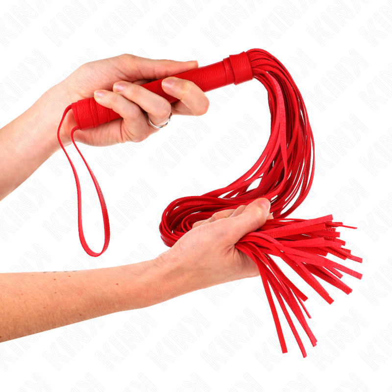 KINK - RED SOFT PVC WHIP 70 CM - NOCTURNA DESIRES