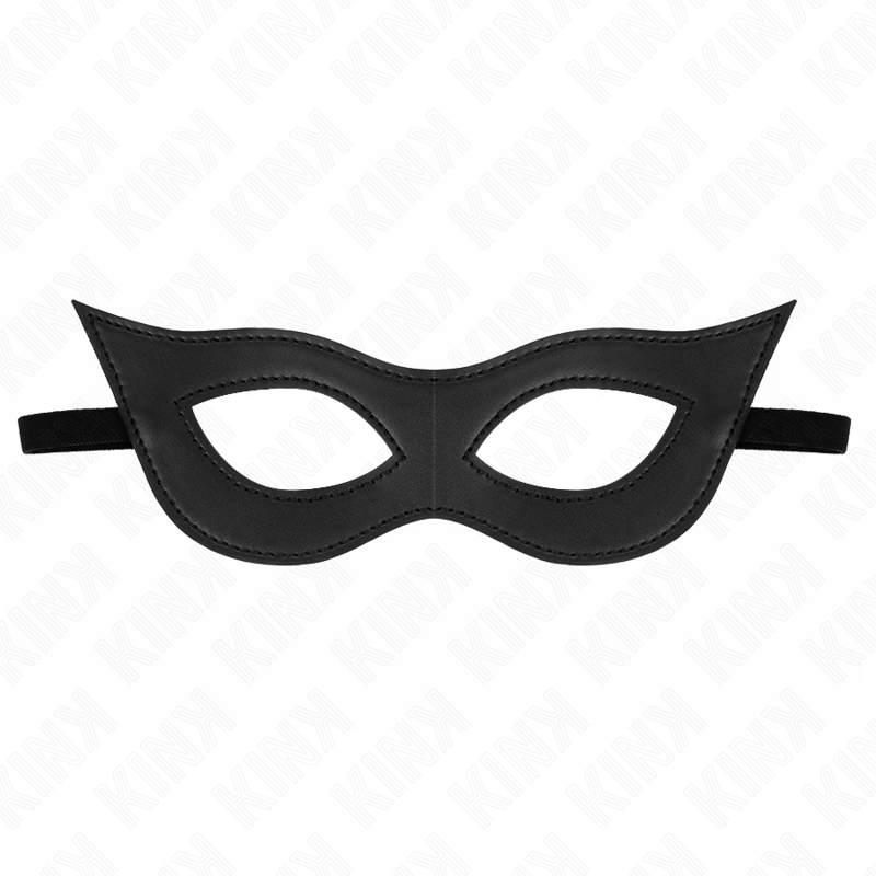 KINK - LEATHERETTE MASK MODEL 2 23 x 7.5 CM - NOCTURNA DESIRES