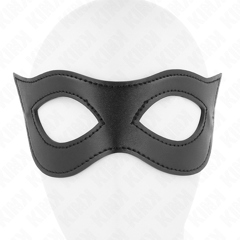 KINK - LEATHERETTE MASK MODEL 2 23 x 7.5 CM - NOCTURNA DESIRES