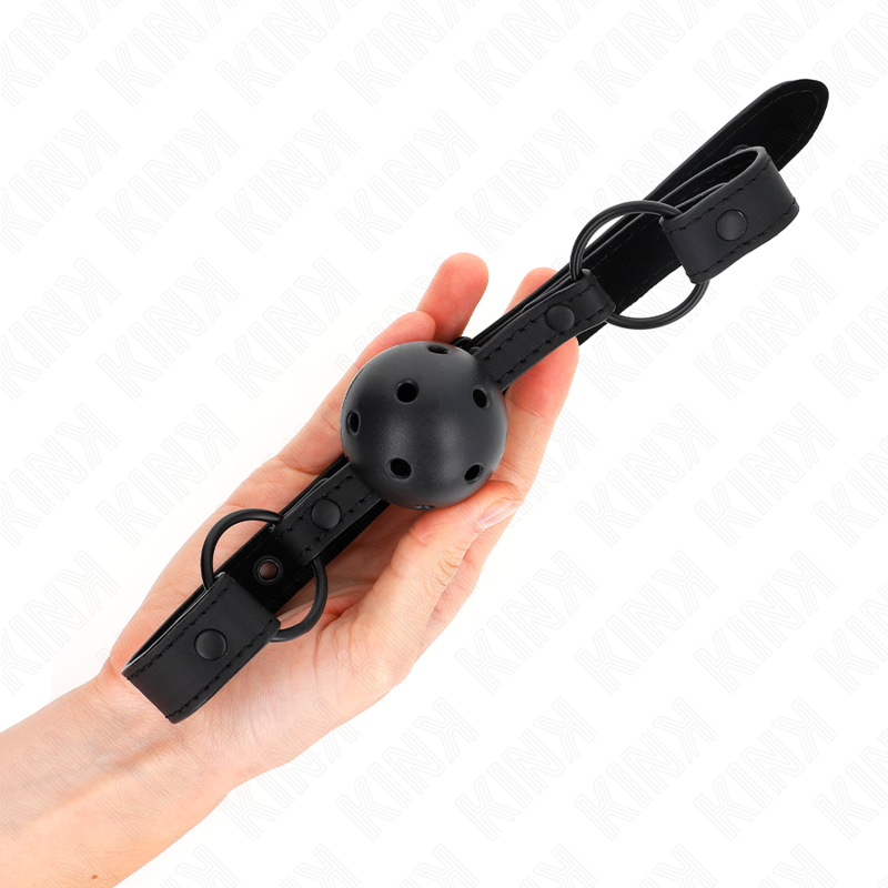 KINK - NEOPRENE BALL 4.5 CM GAG 63.5 X 2 CM ADJUSTABLE 41 X 59 CM - NOCTURNA DESIRES