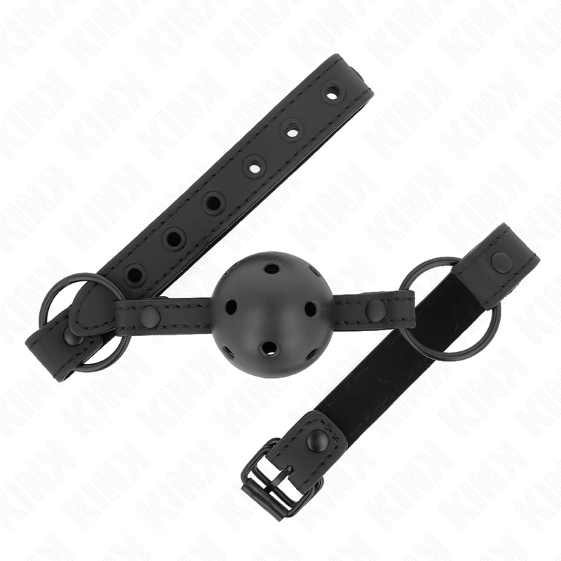 KINK - NEOPRENE BALL 4.5 CM GAG 63.5 X 2 CM ADJUSTABLE 41 X 59 CM - NOCTURNA DESIRES