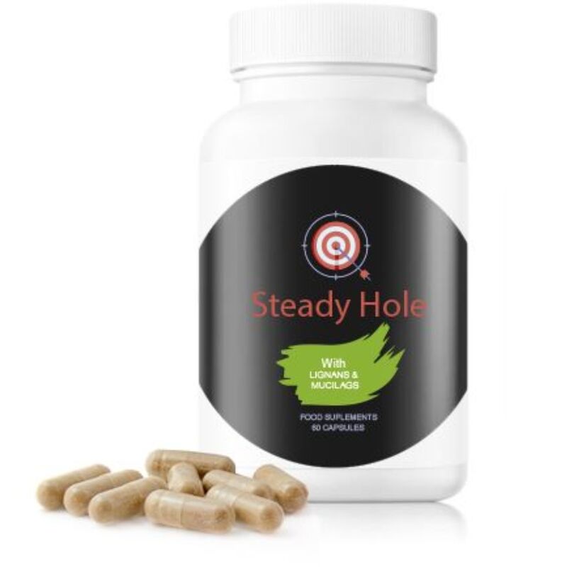 500 COSMETICS - U-STEADY HOLE CAPSULES FOR INTESTINAL TRANSIT HEALTH - 60 CAPSULES - NOCTURNA DESIRES