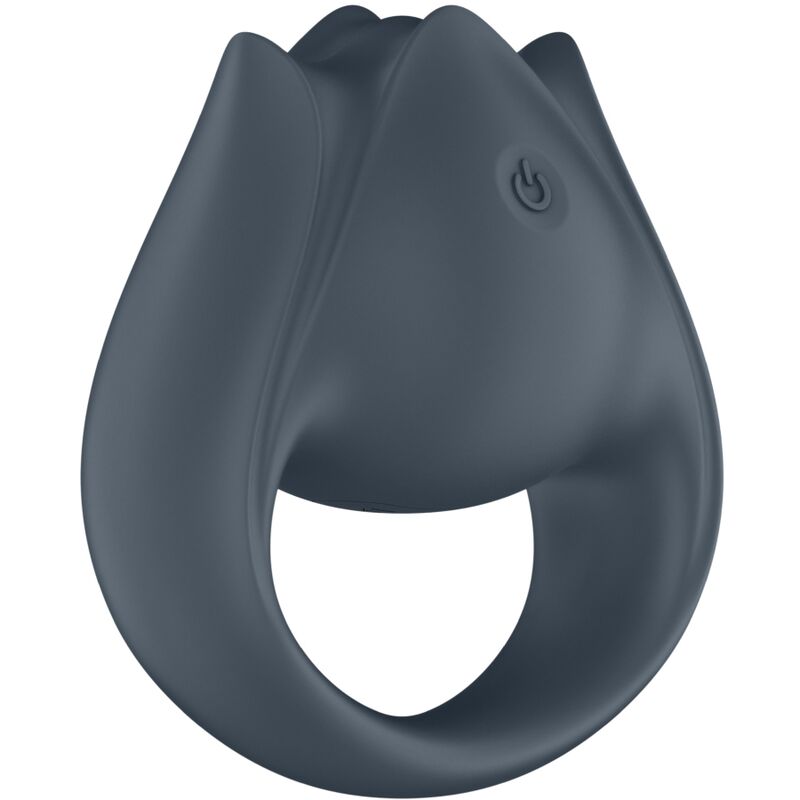 SATISFYER - PERFECT PAIR 2 MULTIVIBRATOR 2 IN 1 PENIS RING AND FINGER STIMULATOR GREY - NOCTURNA DESIRES