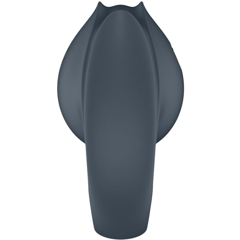 SATISFYER - PERFECT PAIR 2 MULTIVIBRATOR 2 IN 1 PENIS RING AND FINGER STIMULATOR GREY - NOCTURNA DESIRES