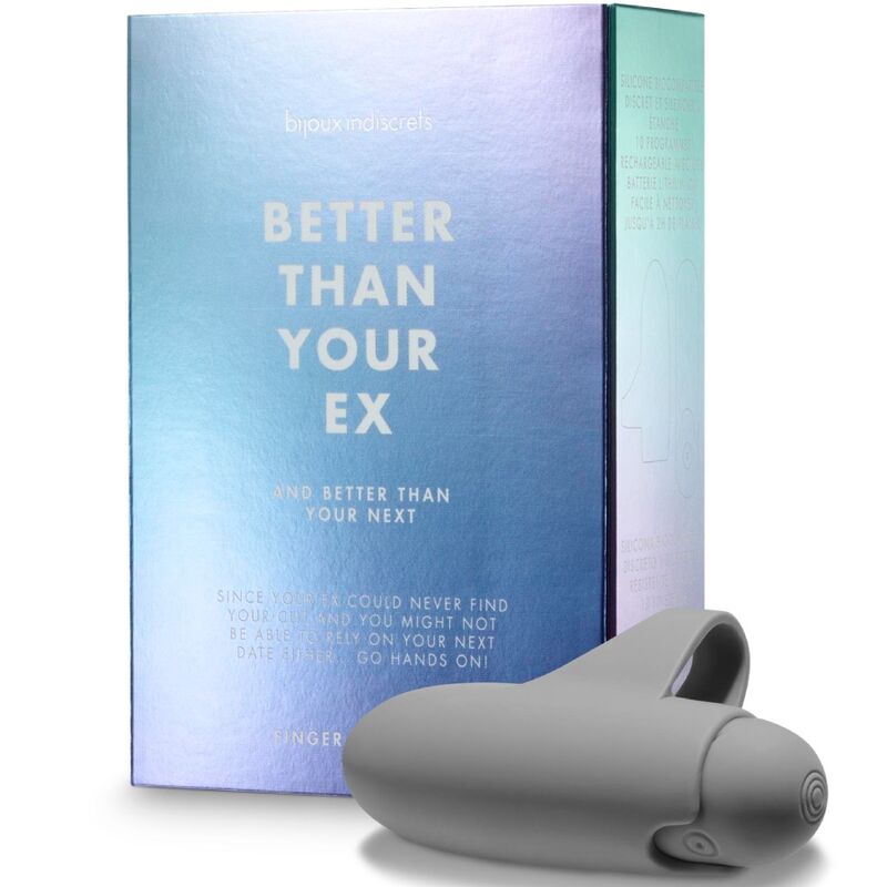 BIJOUX - BETTER THAN YOUR EX VIBRATOR BULLET 10 VIBRATIONS GREY - NOCTURNA DESIRES