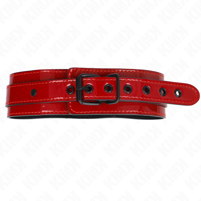 KINK - WINE RED ADJUSTABLE NECKLACE 37.5-49.5 CM X 5 CM - NOCTURNA DESIRES