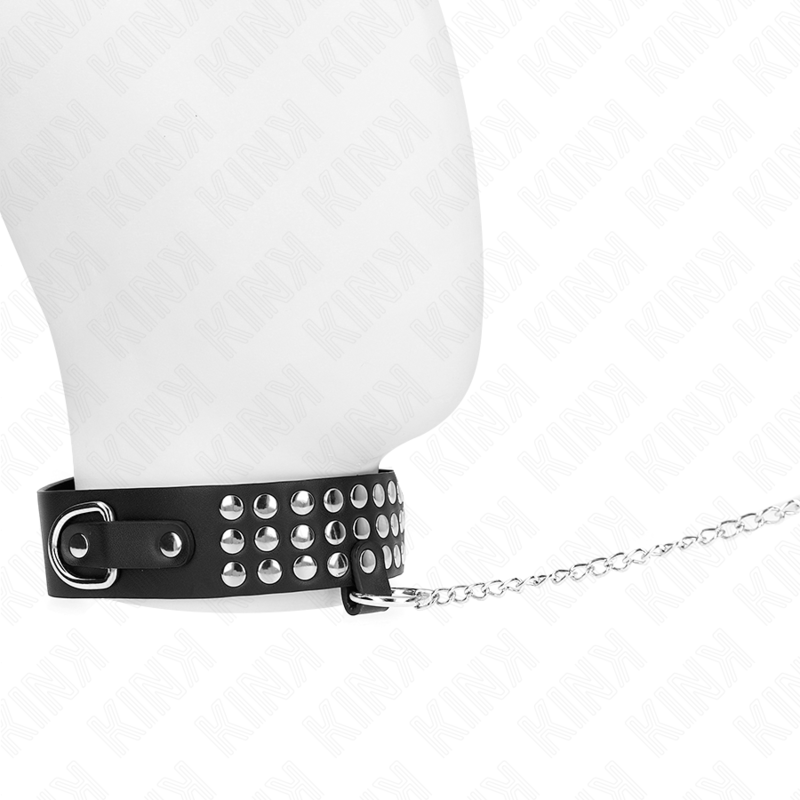 KINK - NECKLACE WITH STRAP 65 CM WITH SHINY ADJUSTABLE 37-42 CM X 5.3 CM - NOCTURNA DESIRES