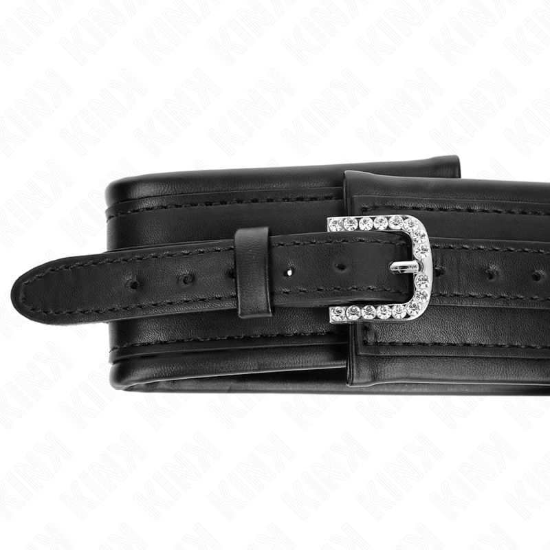 KINK - NECKLACE WITH SHINY BUCKLE STRAP 65 CM 48.5 CM X 5.3 CM - NOCTURNA DESIRES