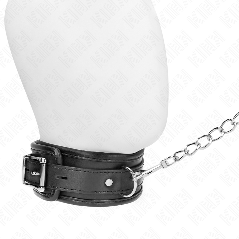 KINK - BASIC MODEL COLLAR WITH LEASH 65 CM MODEL 1 53 X 6 CM - NOCTURNA DESIRES