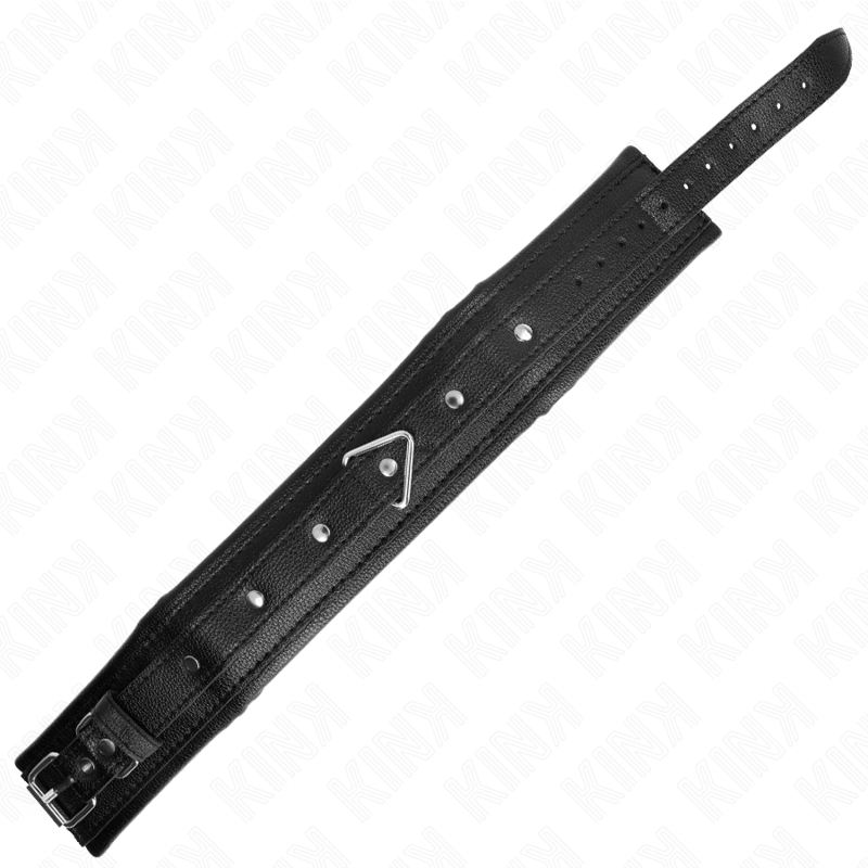 KINK - NECKLACE WITH SPONGE IMITATION LEATHER STRAP MODEL 1 ADJUSTABLE 37-54 CM X 3 CM - NOCTURNA DESIRES