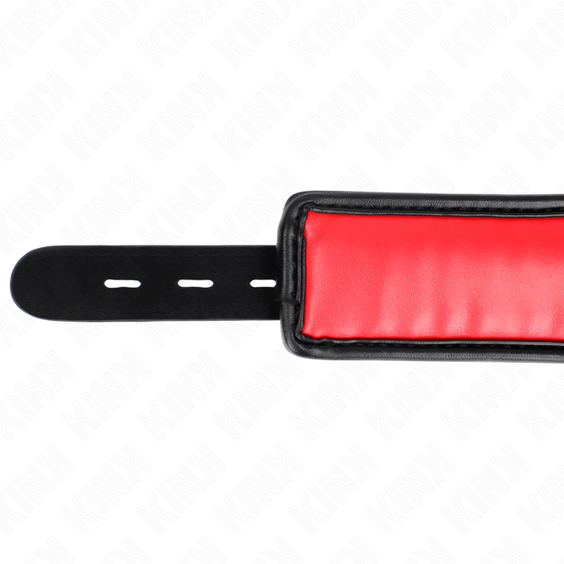 KINK - NECKLACE WITH SPONGE IMITATION LEATHER STRAP MODEL 3 ADJUSTABLE 37-54 CM X 3 CM - NOCTURNA DESIRES