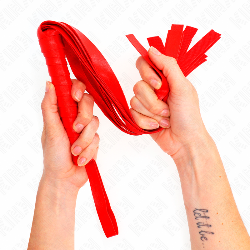 KINK - RED WIDE TAIL WHIP 48.5 CM - NOCTURNA DESIRES