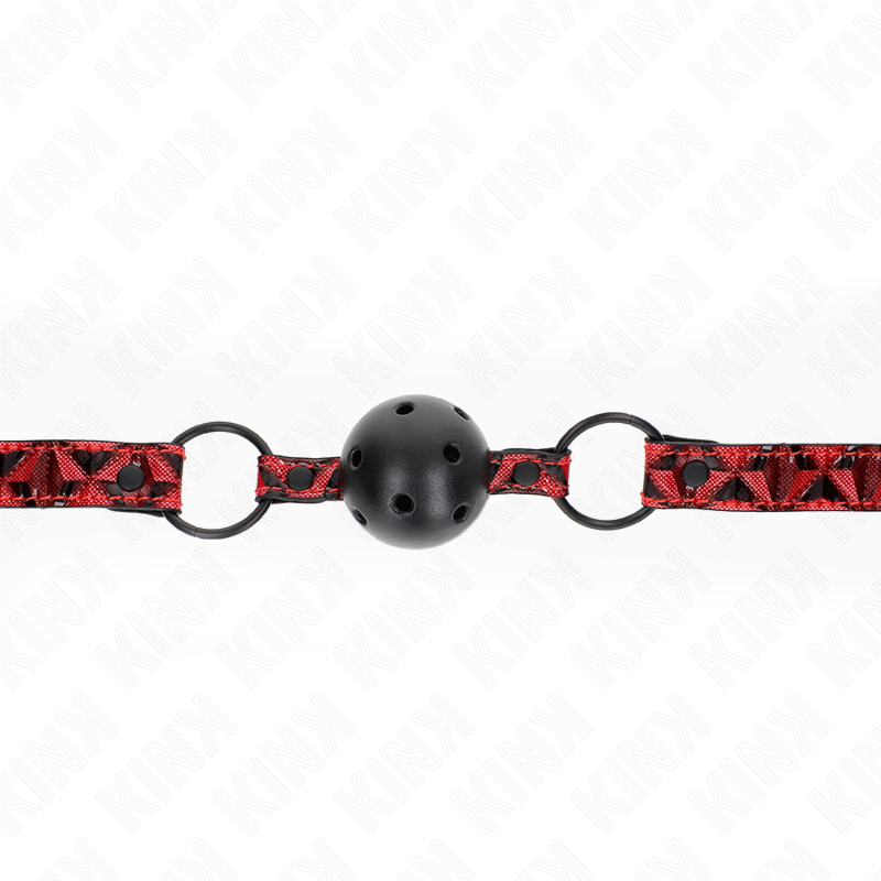 KINK - DIAMOND PATTERN BALL 4.5 CM GAG MODEL 2 64.5 CM ADJUSTABLE 42-60 CM - NOCTURNA DESIRES