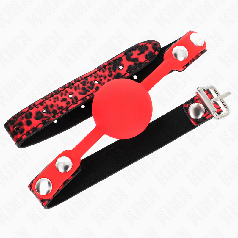 KINK - SILICONE BALL 4 CM GAG MODEL 2 60 x 2 CM - NOCTURNA DESIRES