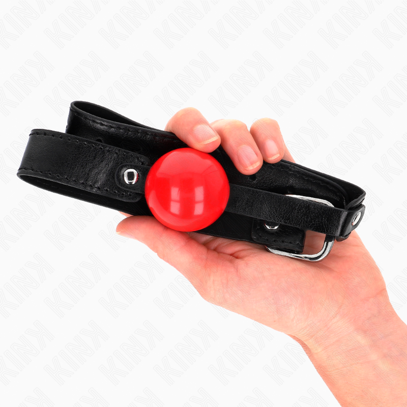 KINK - SOFT TPE BALL 4 CM GAG MODEL 1 66 x 2.5 CM ADJUSTABLE 41-61 CM - NOCTURNA DESIRES