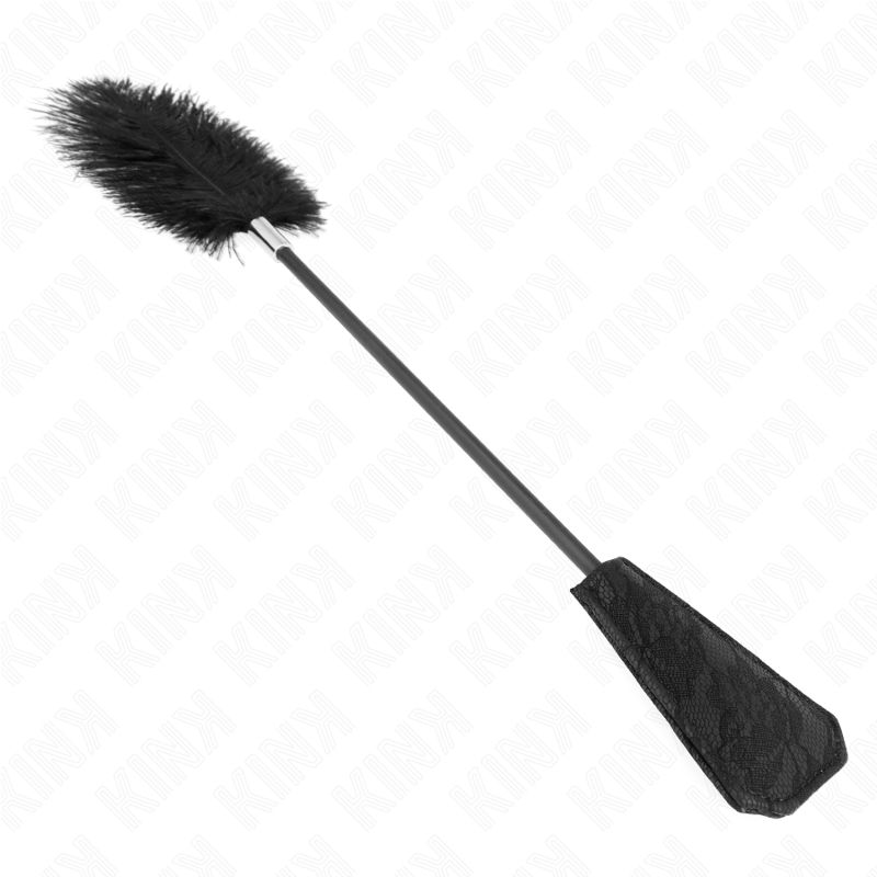 KINK - OSTRICH FEATHERS FOR TICKLE WITH LACE PALLET 56 CM - NOCTURNA DESIRES