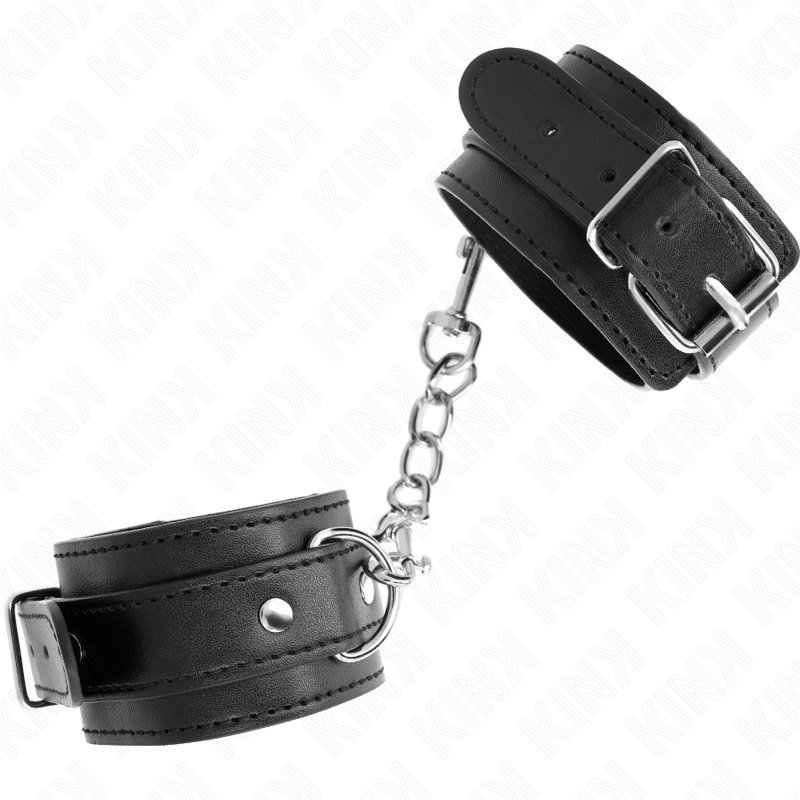 KINK - THIN WRIST RESTRAINTS BLACK ADJUSTABLE 21-33 CM - NOCTURNA DESIRES