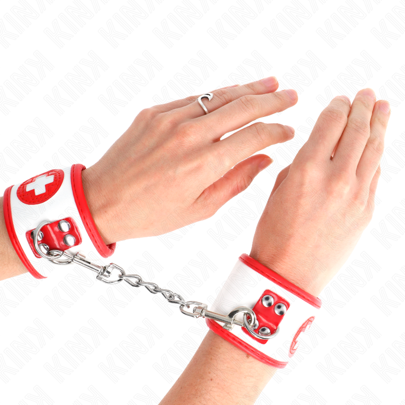 KINK - MINI NURSE WRIST RESTRAINTS ADJUSTABLE 18-23 CM X 5 CM - NOCTURNA DESIRES