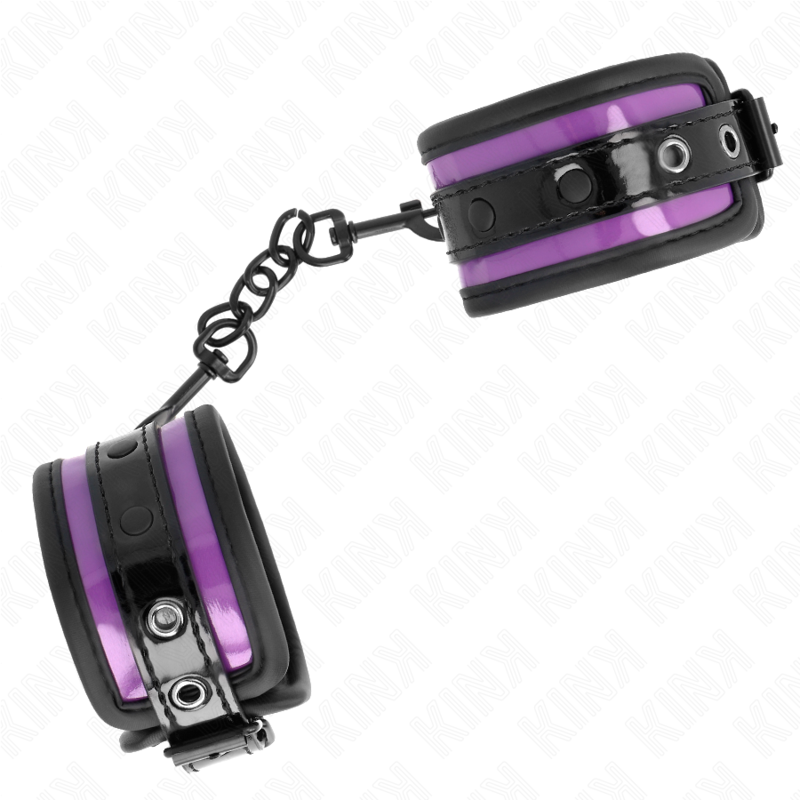 KINK - NEOPRENE WRIST RESTRAINTS LIGHT PURPLE AJUSTABLE 21-28 CM X 5 CM - NOCTURNA DESIRES