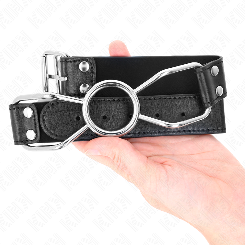 KINK - SPIDER MOUTH GAG 60 X 3 CM SIZE S 3 CM - NOCTURNA DESIRES
