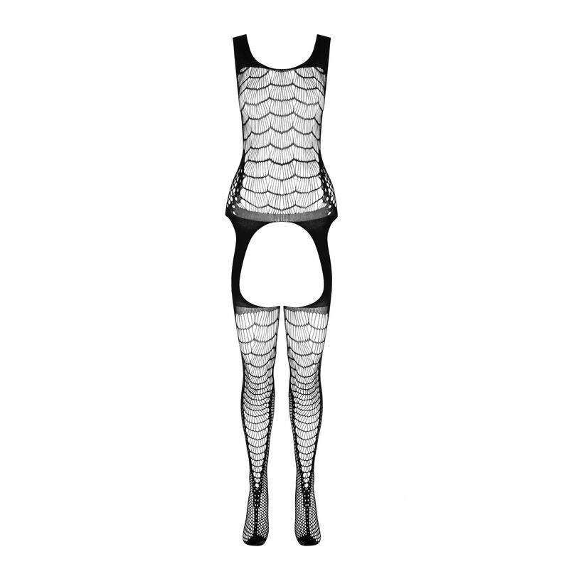 PASSION - BS 104 BODYSTOCKING WHITE ONE SIZE - NOCTURNA DESIRES